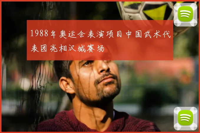 1988年奥运会表演项目中国武术代表团亮相汉城赛场